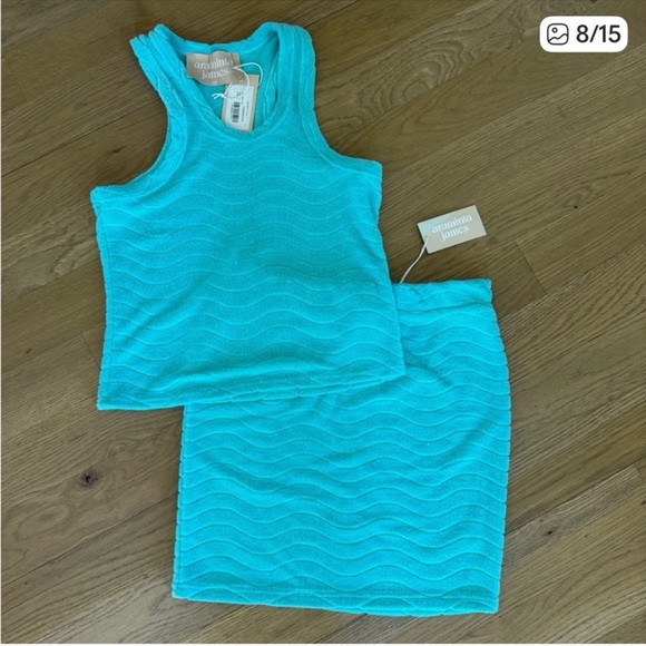 NWT Araminta James Wave Terry Skirt size S - Picture 6 of 12